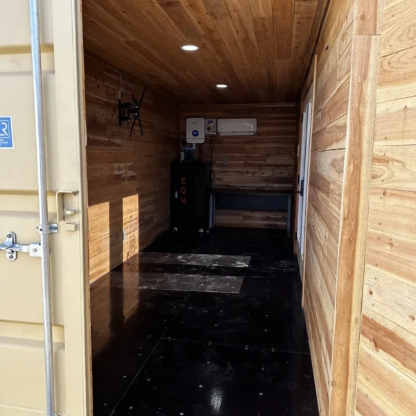 Conteneur maritime de 20 pieds, bureau solaire et hors réseau – Image 3