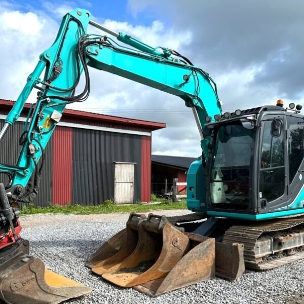 Mini-pelle Kobelco SK75SR-3E (2016) – 7,5T – Occasion