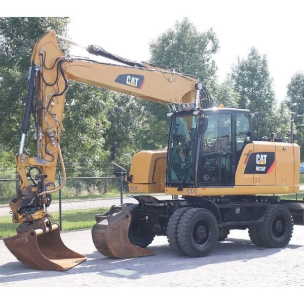 Pelle sur pneus Caterpillar M318F 2015 – 17,9T – 12013h – Occasion – Image 5