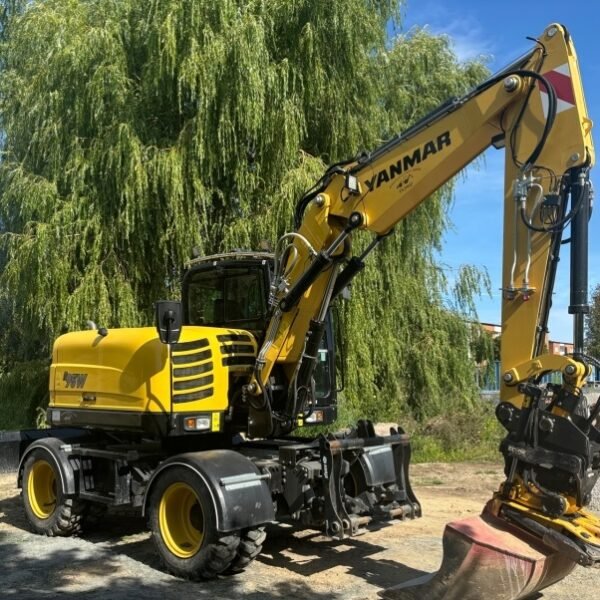 Pelle sur pneus Yanmar B95W 2018 – 9,5T – 6380h – Performance Compacte