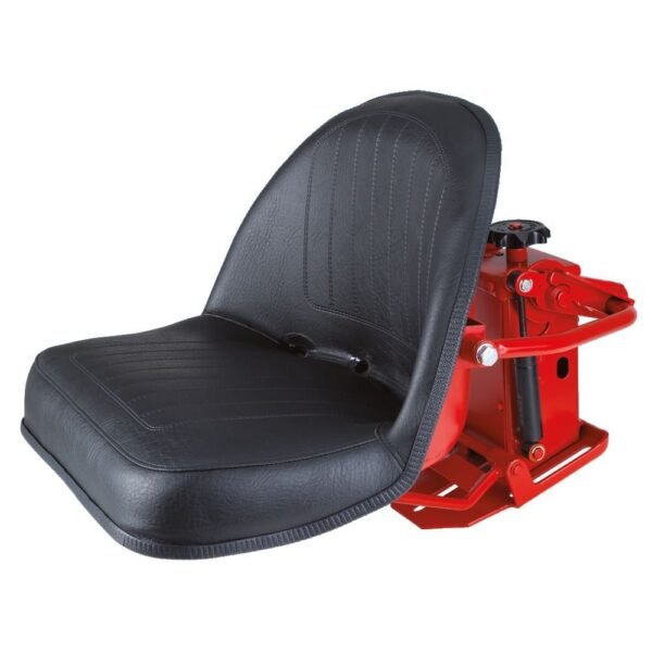 Siège de tracteur à guidage parallélogramme – assise rabattable