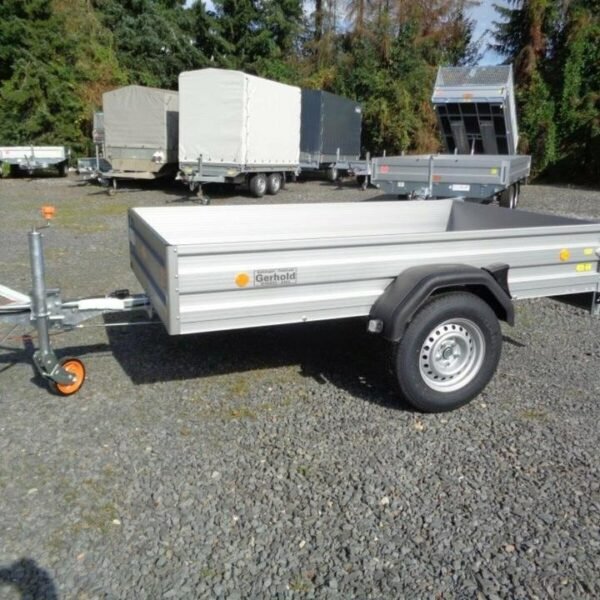 Remorque freinée 1500 kg – ridelles aluminium – 100 km/h