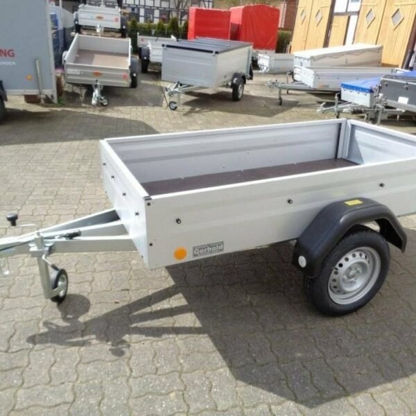 Remorque bagagère galvanisée 750 kg – caisse 2,04 x 1,08 m – 100 km/h