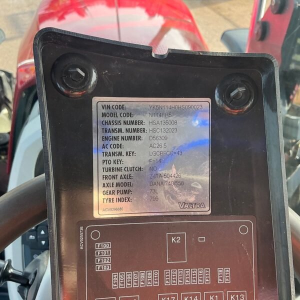 Tracteur Valtra N114 HiTech – 2017 – Image 25